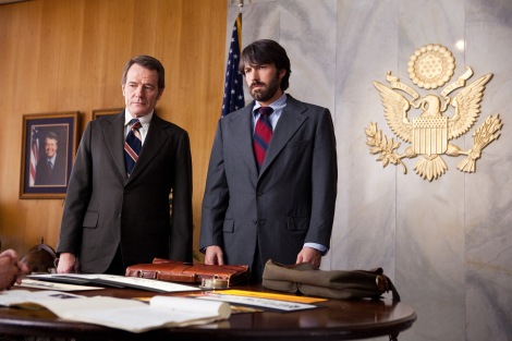 Ben Affleck, right, and Bryan Cranston star in Argo.