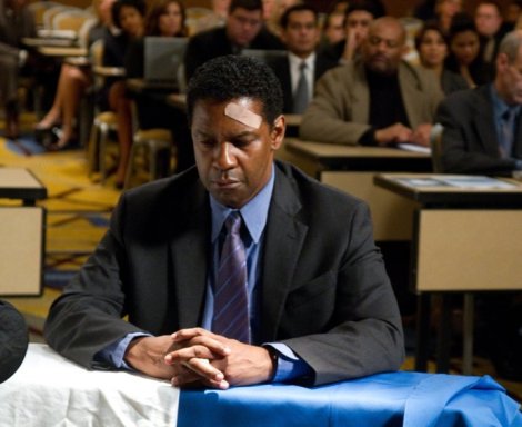 Denzel Washington plays a pilot with a substance-abuse problem in Flight.