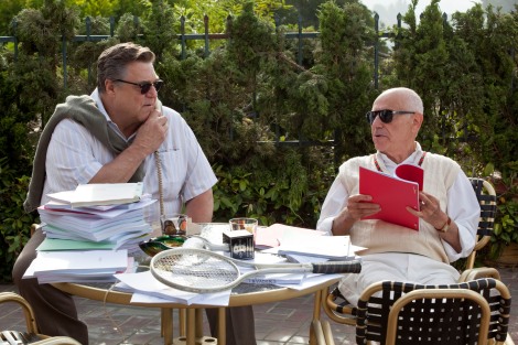 John Goodman, left, and Alan Arkin play Hollywood insiders who collaborate with the CIA in Argo.