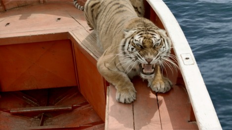 Richard Parker, the Bengal (and digital) tiger with whom Pi shares his lifeboat.