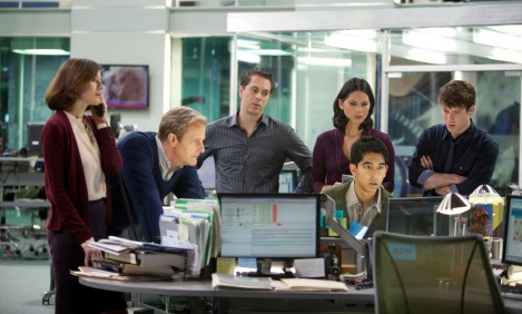 Aaron Sorkin's The Newsroom earned Globes attention in its first season of eligibility.