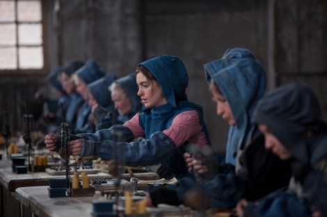Anne Hathaway is the doomed Fantine in Les Misérables.