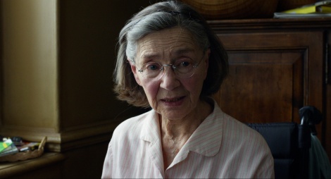 Emmanuelle Riva plays a stroke victim in Amour.
