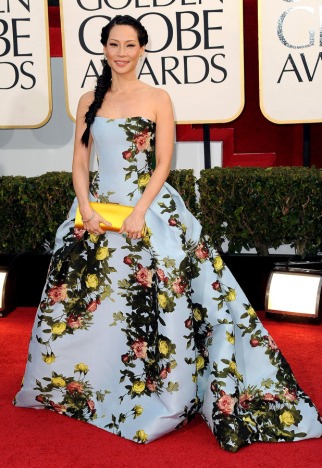 Love it or hate it, Lucy Liu made a statement at this year's Golden Globe Awards.